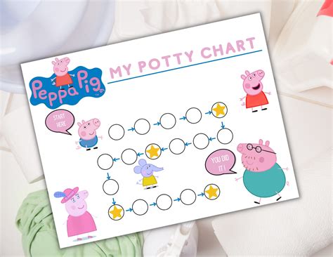 peppa toilet training|peppa pig toilet chart.